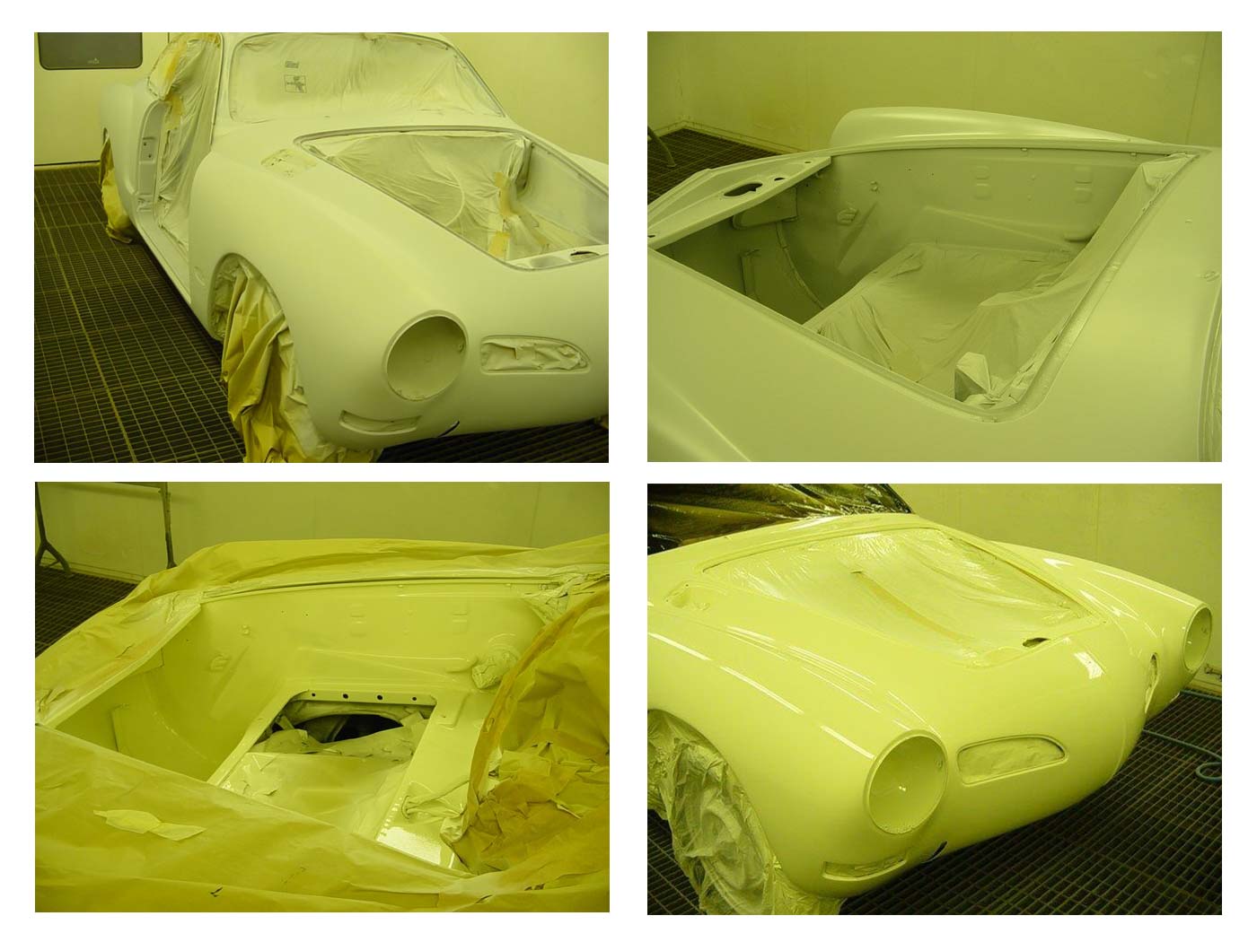 Karmann Ghia während der Restauration