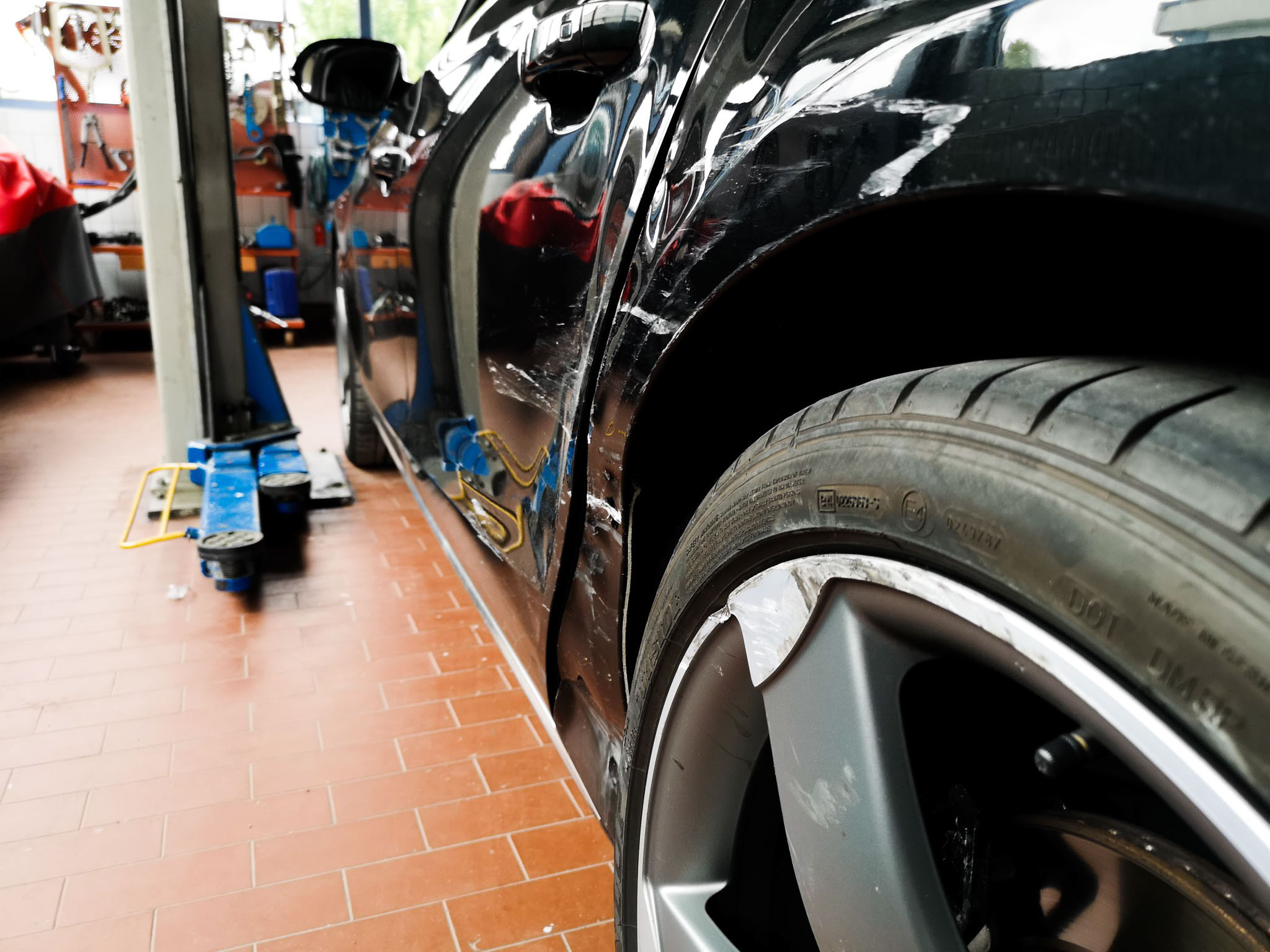Aluminium-Instandsetzung eines Audi A8